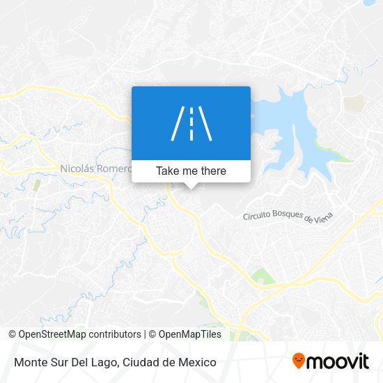 Monte Sur Del Lago map