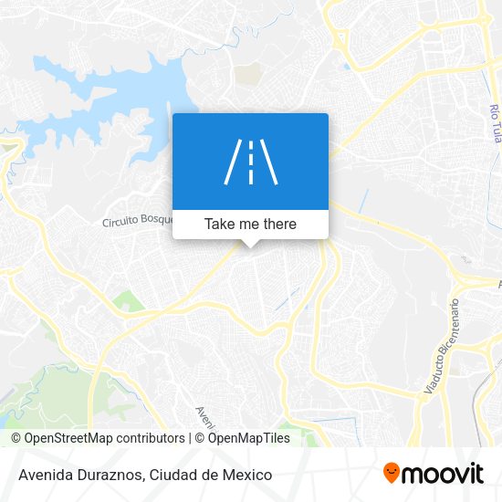 Avenida Duraznos map