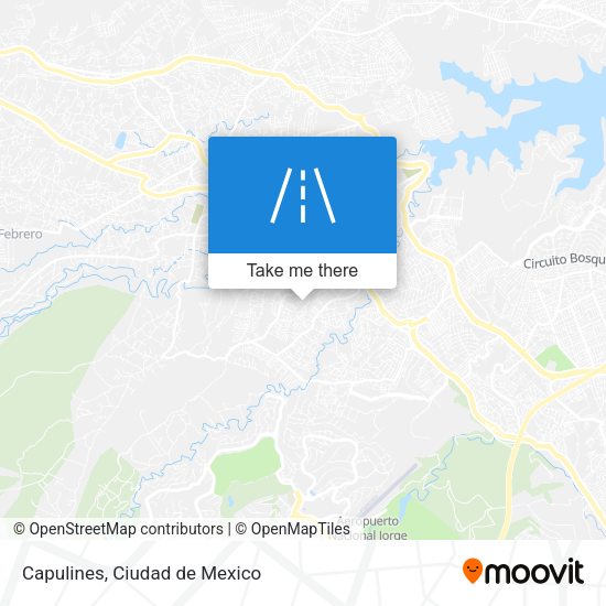 Mapa de Capulines
