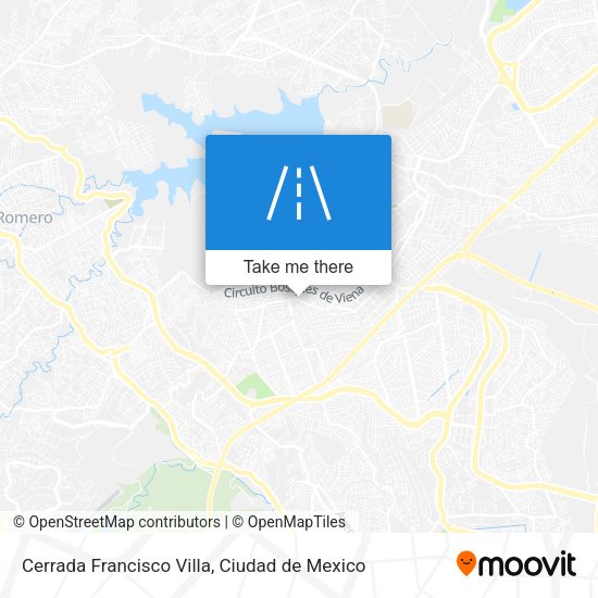 Cerrada Francisco Villa map