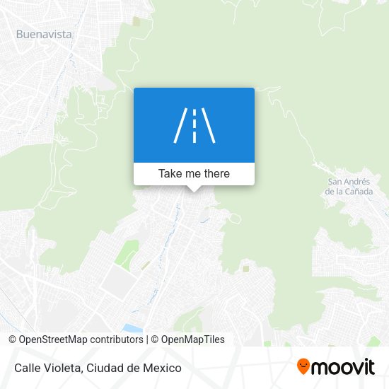 Calle Violeta map