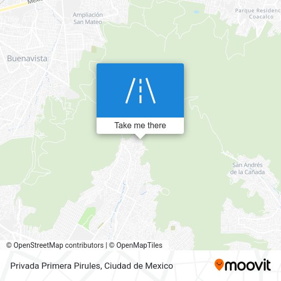 Mapa de Privada Primera Pirules