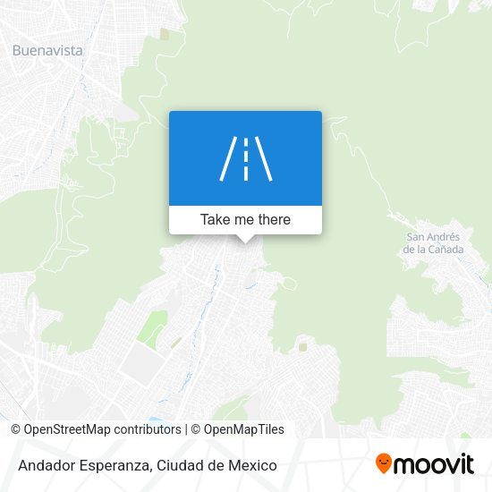 Andador Esperanza map