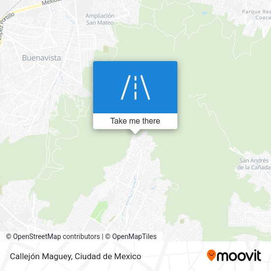 Mapa de Callejón Maguey