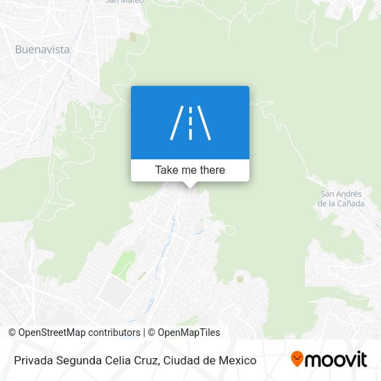 Mapa de Privada Segunda Celia Cruz