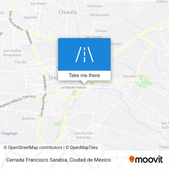 Cerrada Francisco Sarabia map