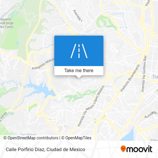 Mapa de Calle Porfirio Díaz