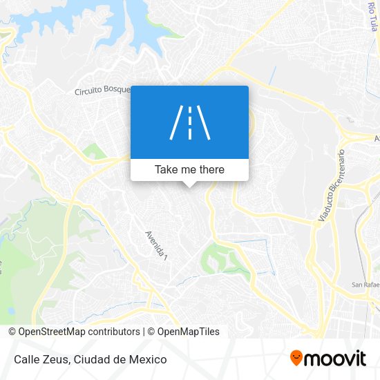 Mapa de Calle Zeus
