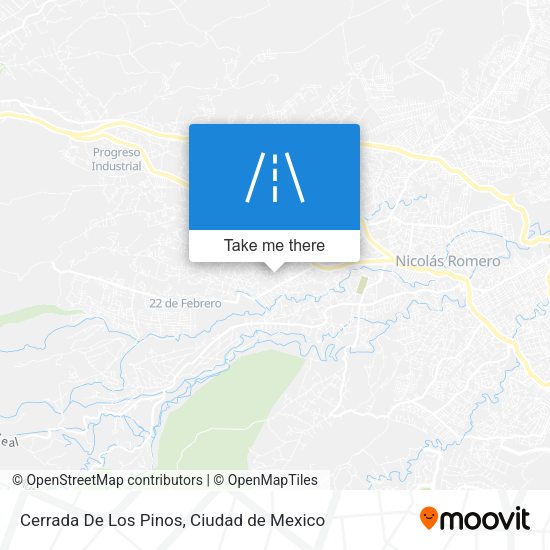 Mapa de Cerrada De Los Pinos