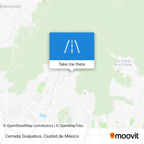 Mapa de Cerrada Guayabos