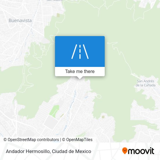 Mapa de Andador Hermosillo