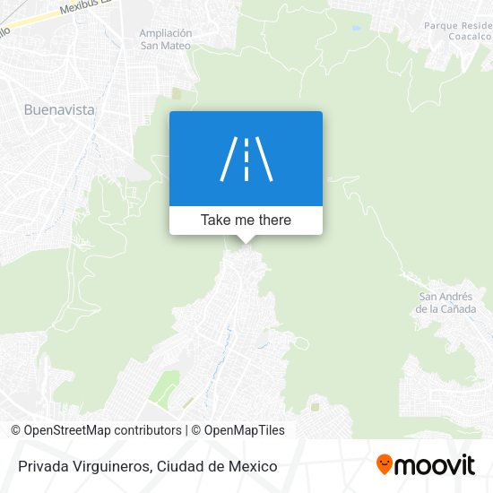 Mapa de Privada Virguineros