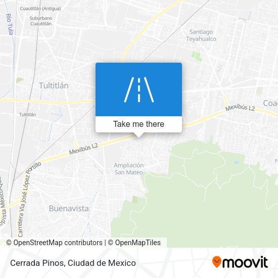 Mapa de Cerrada Pinos