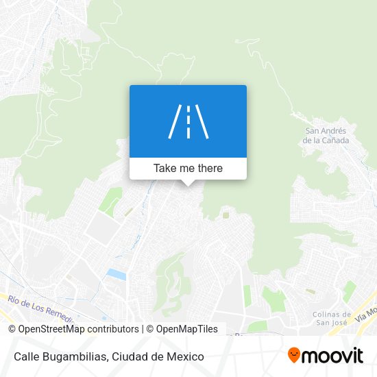 Mapa de Calle Bugambilias