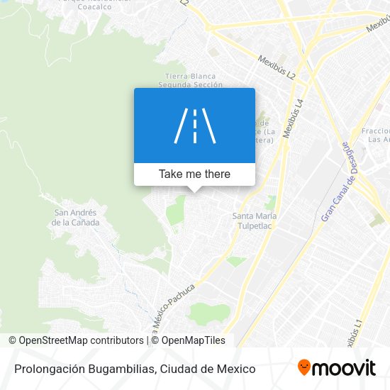Mapa de Prolongación Bugambilias