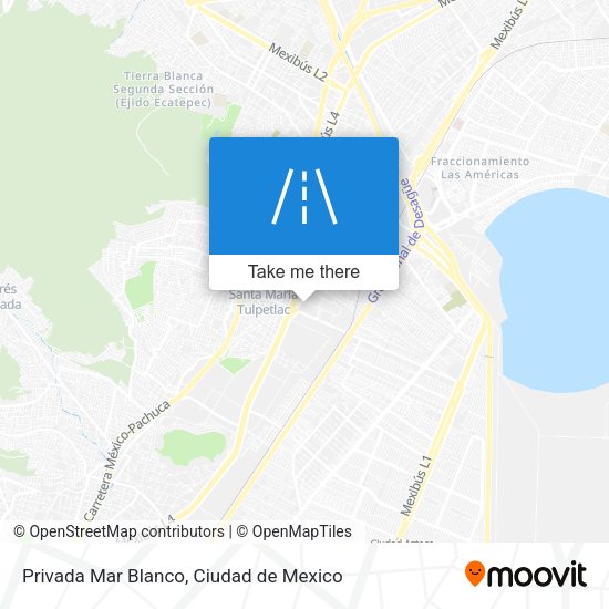 Privada Mar Blanco map