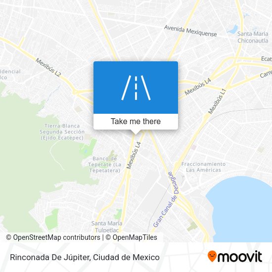 Mapa de Rinconada De Júpiter