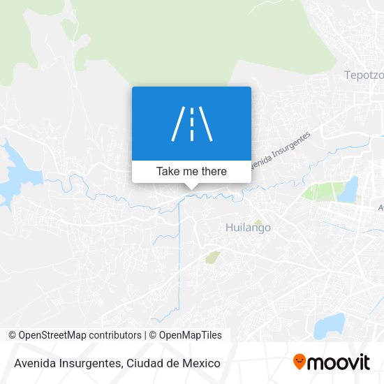 Avenida Insurgentes map