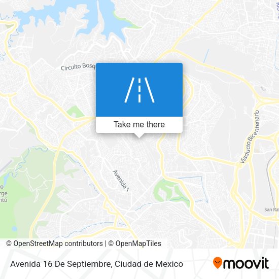 Avenida 16 De Septiembre map