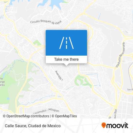 Mapa de Calle Sauce