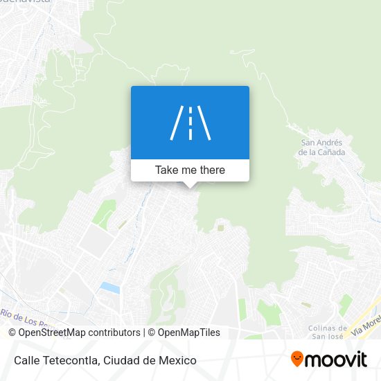 Mapa de Calle Tetecontla