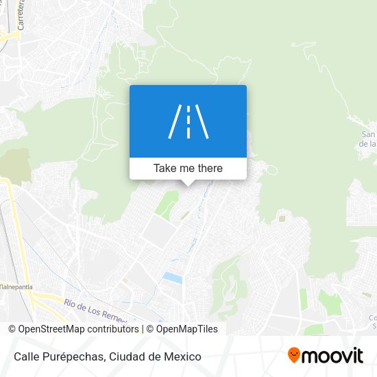 Mapa de Calle Purépechas