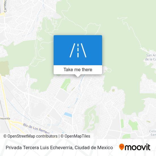 Privada Tercera Luis Echeverría map