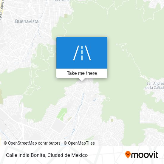 Calle India Bonita map