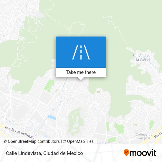 Calle Lindavista map
