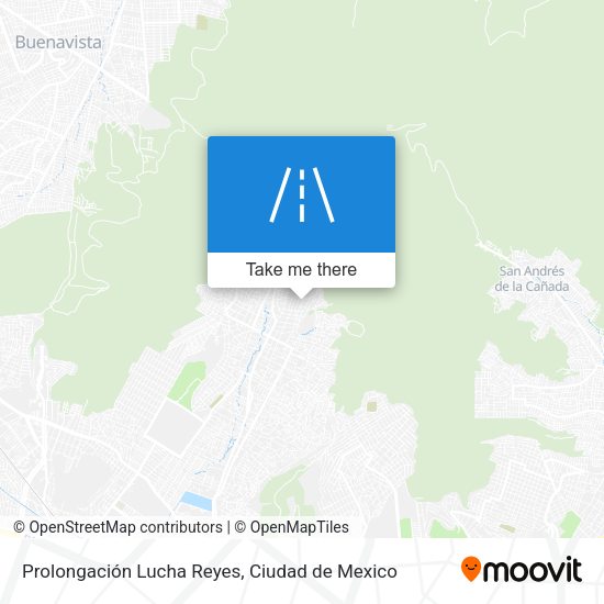Prolongación Lucha Reyes map