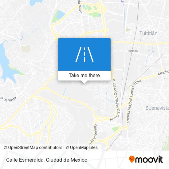 Calle Esmeralda map