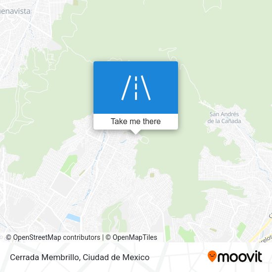 Cerrada Membrillo map
