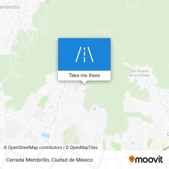 Cerrada Membrillo map