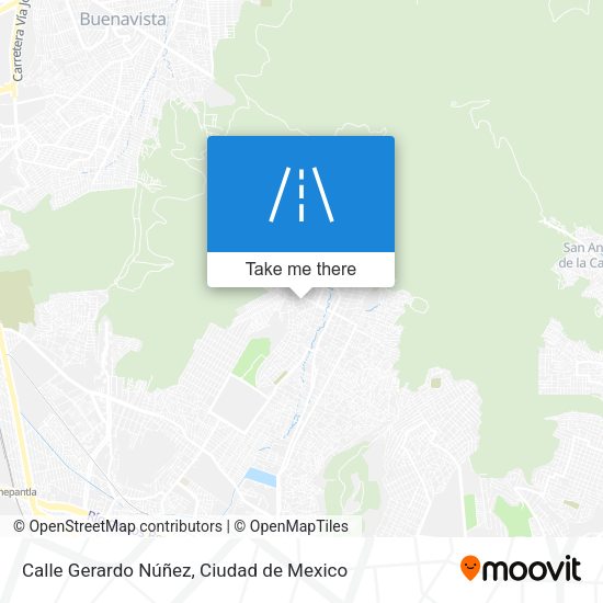 Mapa de Calle Gerardo Núñez