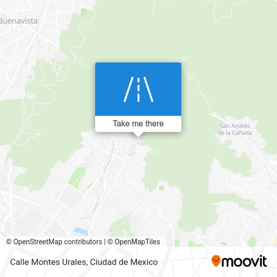 Calle Montes Urales map