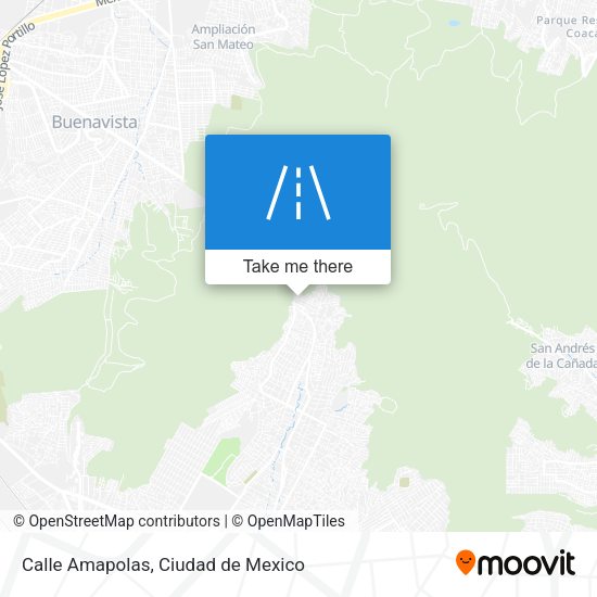 Calle Amapolas map