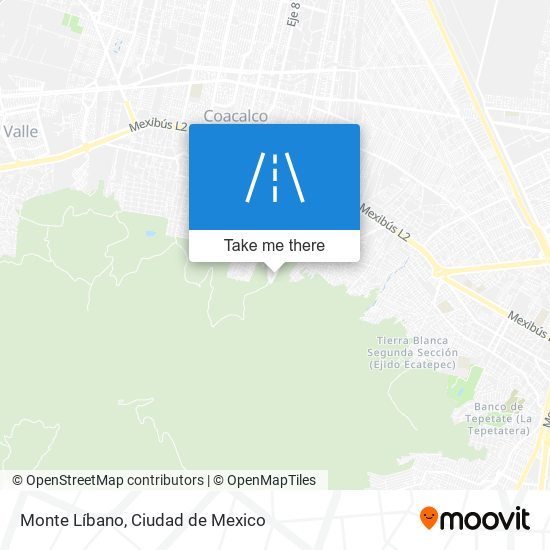 Monte Líbano map