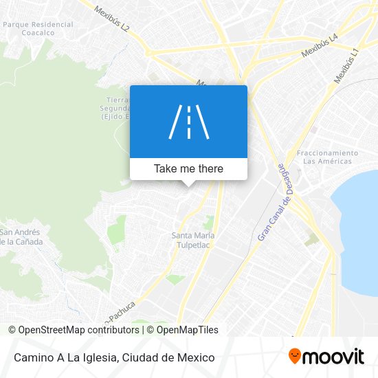Mapa de Camino A La Iglesia