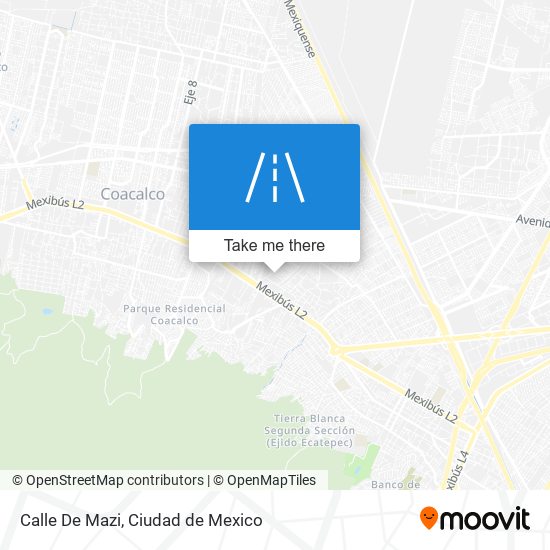 Mapa de Calle De Mazi