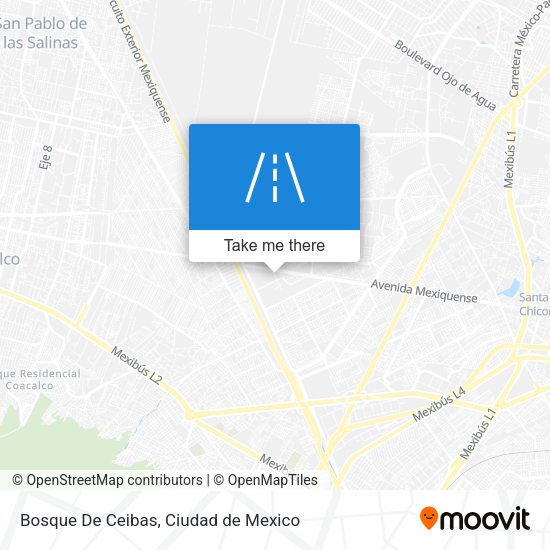Bosque De Ceibas map