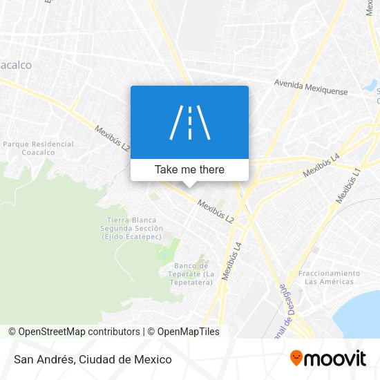 San Andrés map