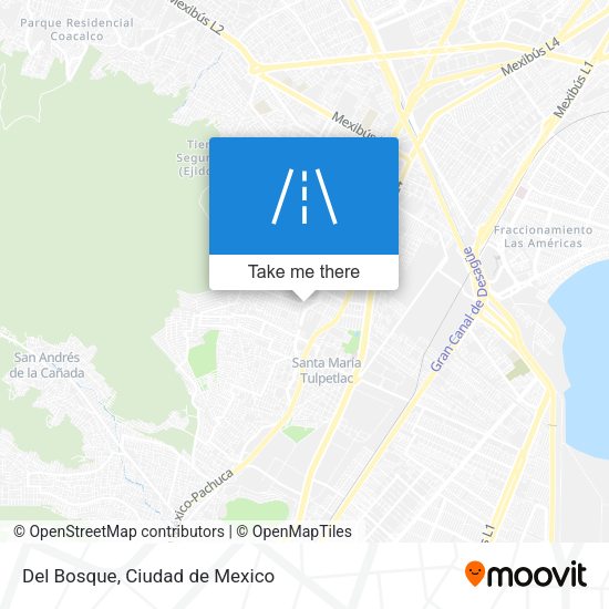 Mapa de Del Bosque