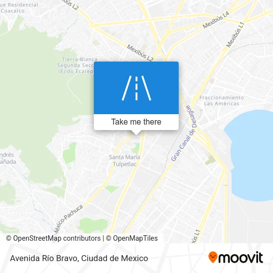 Mapa de Avenida Río Bravo