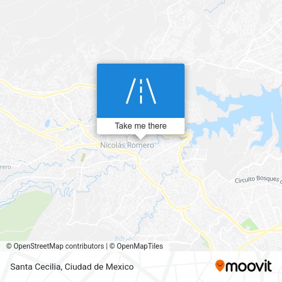Santa Cecilia map