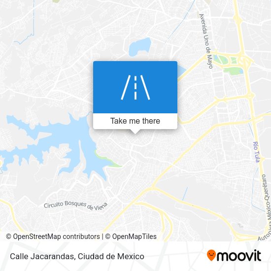 Calle Jacarandas map