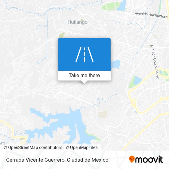 Mapa de Cerrada Vicente Guerrero