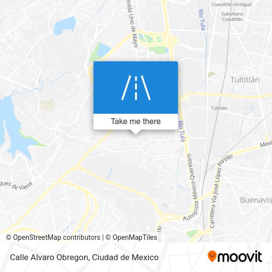 Calle Alvaro Obregon map