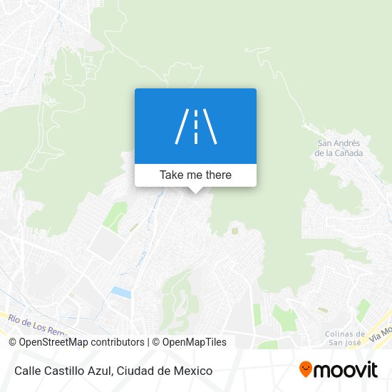 Calle Castillo Azul map