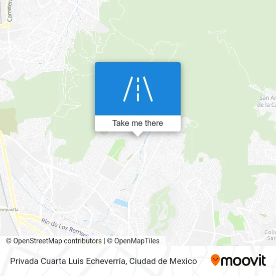 Privada Cuarta Luis Echeverría map