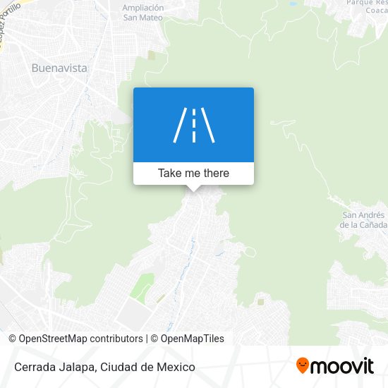 Mapa de Cerrada Jalapa